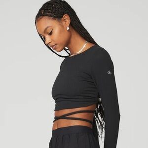 ALO YOGA Ribbed TOP Manifest Longsleeve